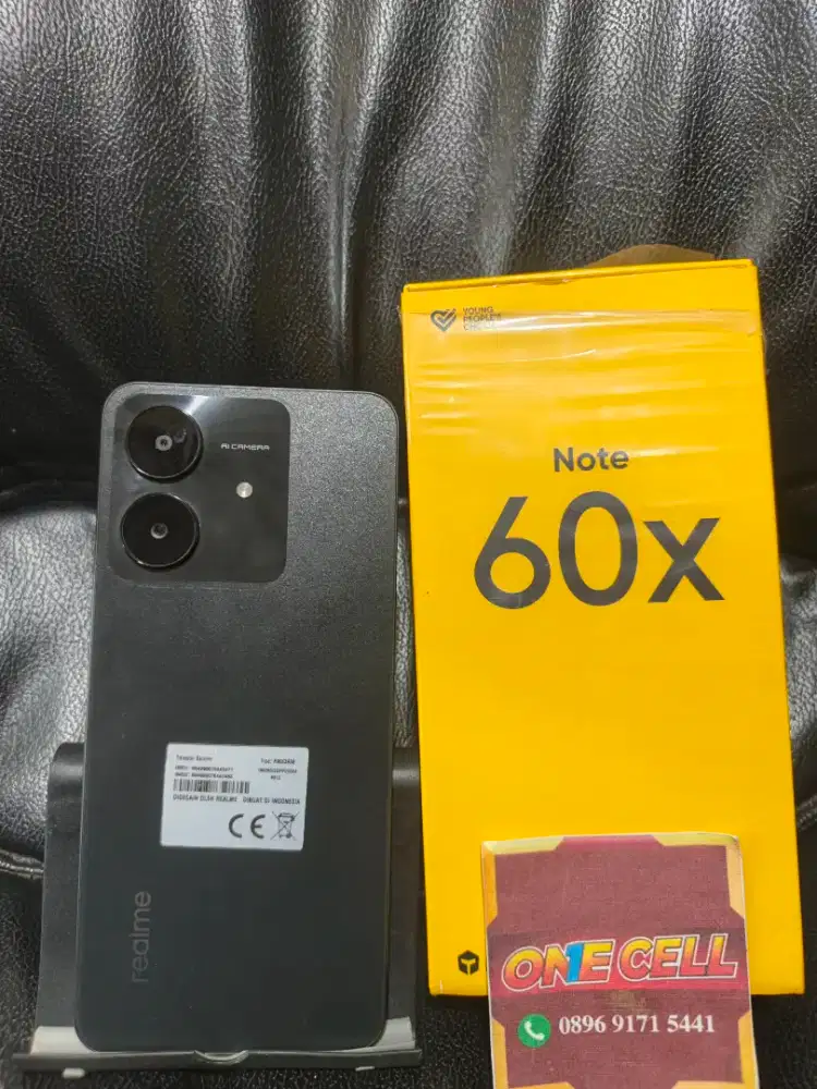 Realme Note 60x Ram 4+4/64GB Fullset Ori Mulus