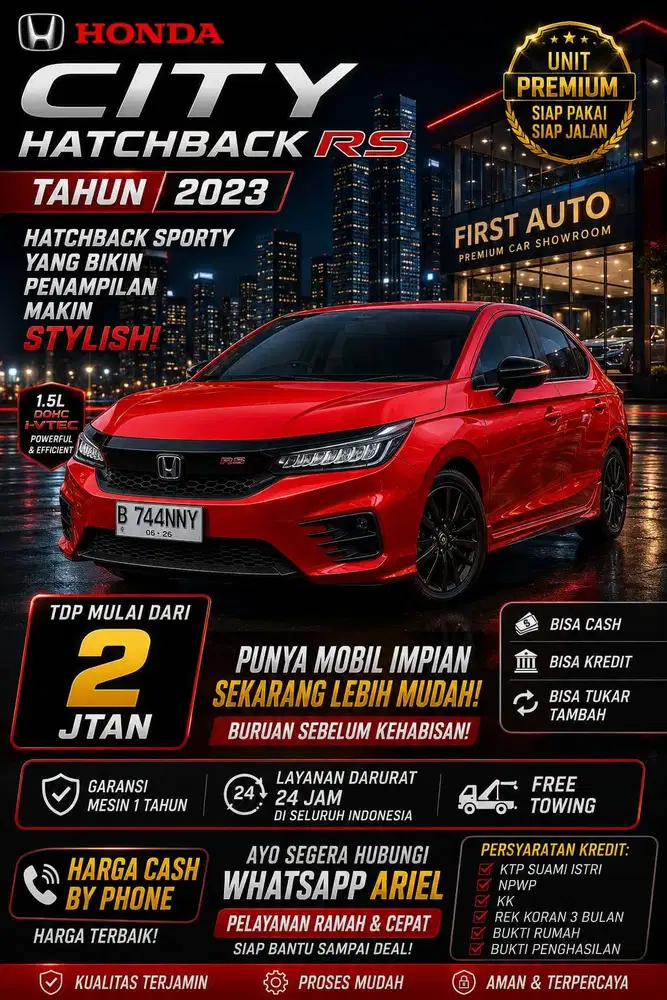 Honda city Hatcback RS 2023