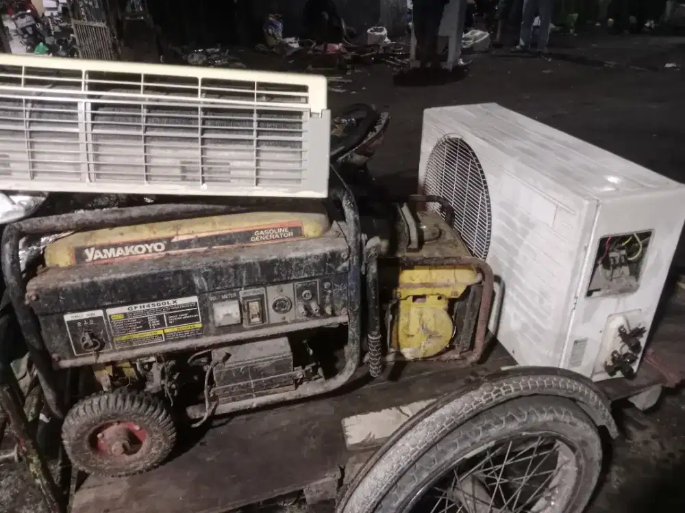 Siap menampung AC dan genset rusak nya