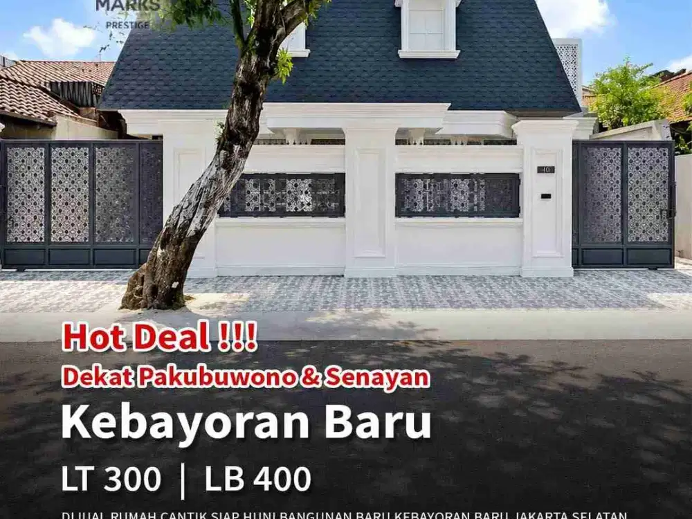 DIJUAL RUMAH SIAP HUNI
BANGUNAN BARU

KEBAYORAN BARU
JAKARTA SELATAN