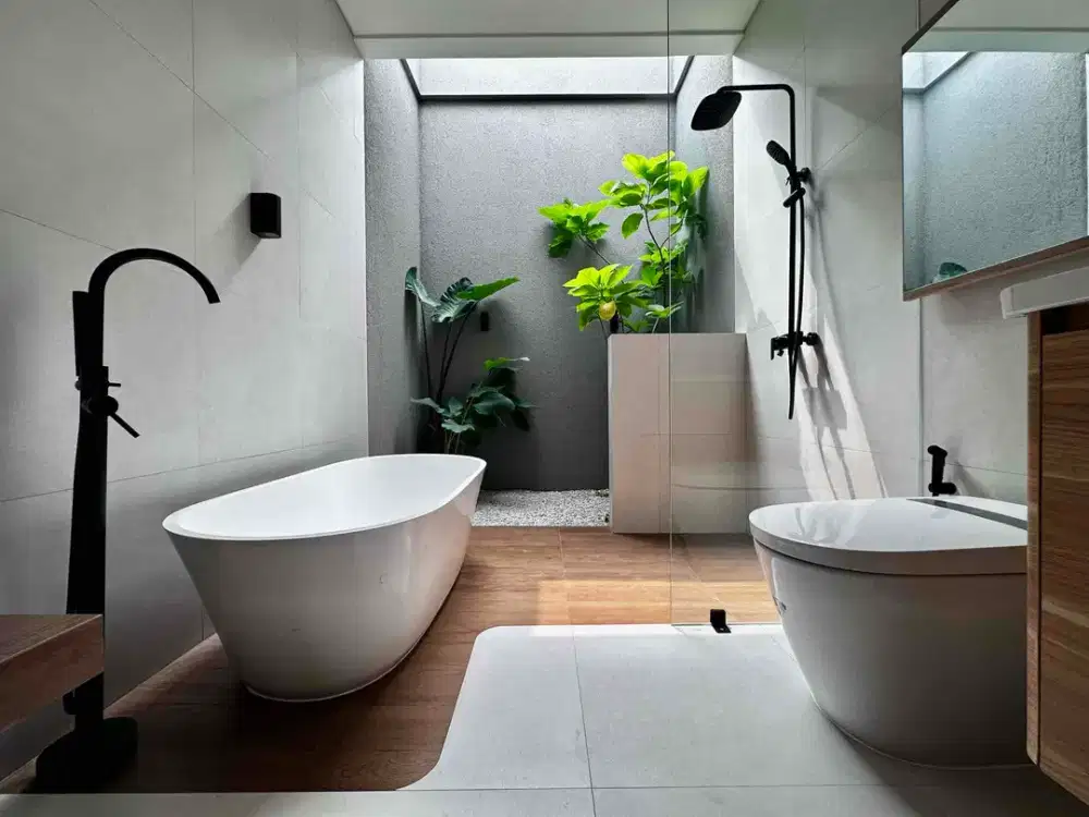 Dijual Rumah Baru Gaya Bali Tropical Giriloka BSD City Semi Furnished