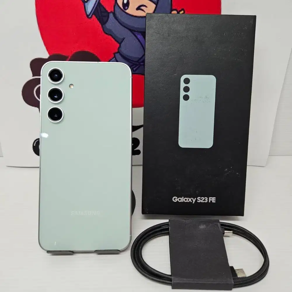 Samsung Galaxy S23 FE Mint 128GB Fullset No Minus 97% Mulus