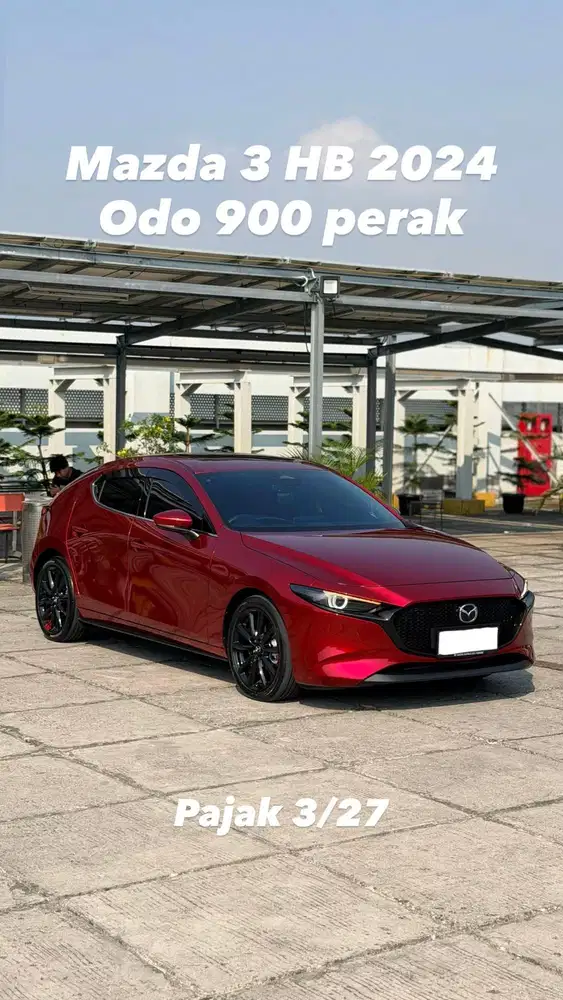 [Odo 900 perak] Mazda 3 HB 2025 nik 2024 Merah Mazda3