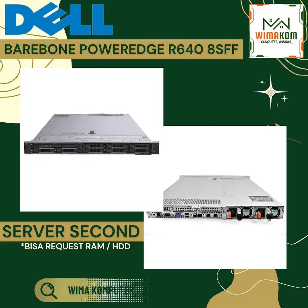 BAREBONE SERVER DELL R640 8 SFF