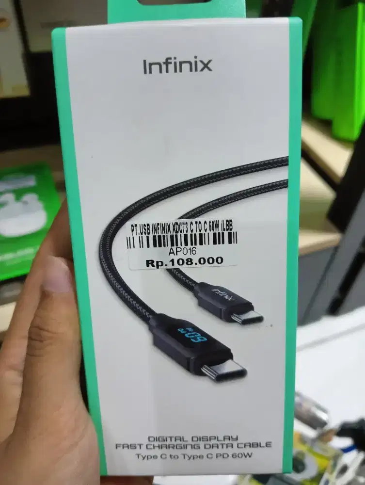USB INFINIX XDC73 C TO C 60W |ATLANTIS DAHSYAT