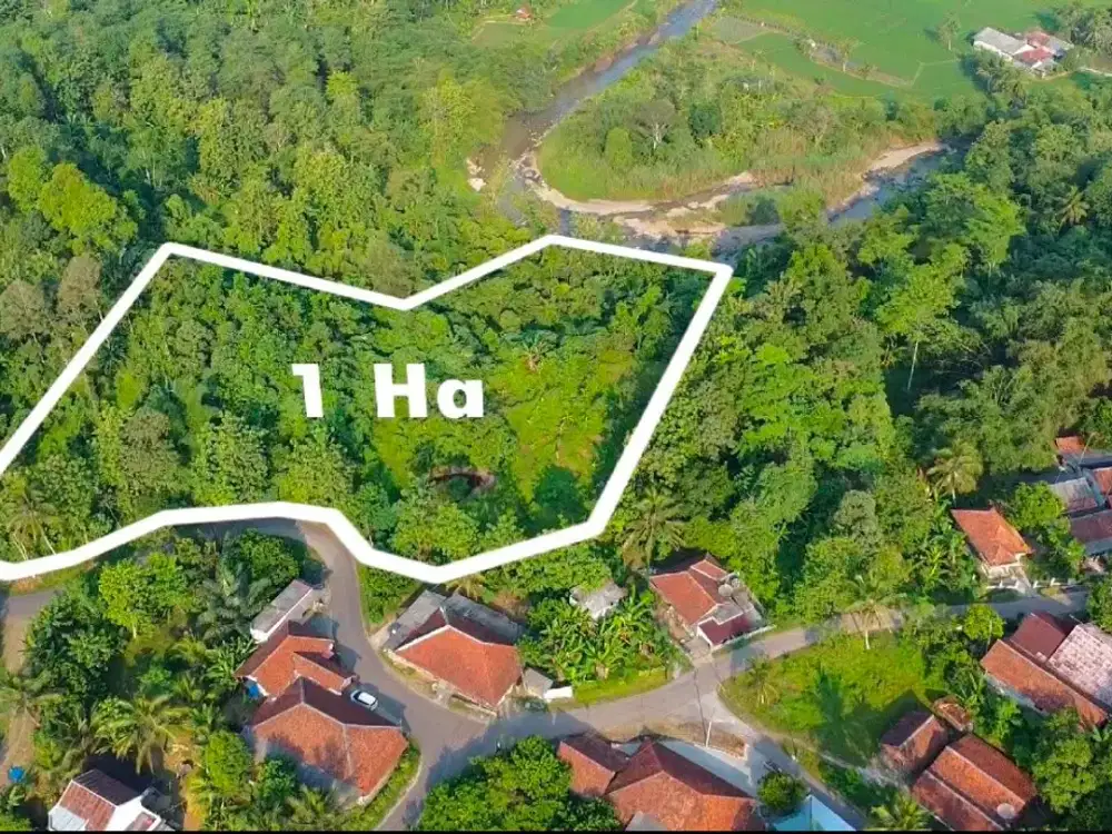 Dijual Tanah Pinggir Jalan Tepi Sungai di Cibatu Purwakarta