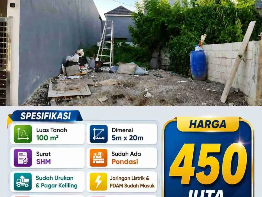 Tanah Murah siap Bangun di Gunung Anyar Emas, Sby Timur