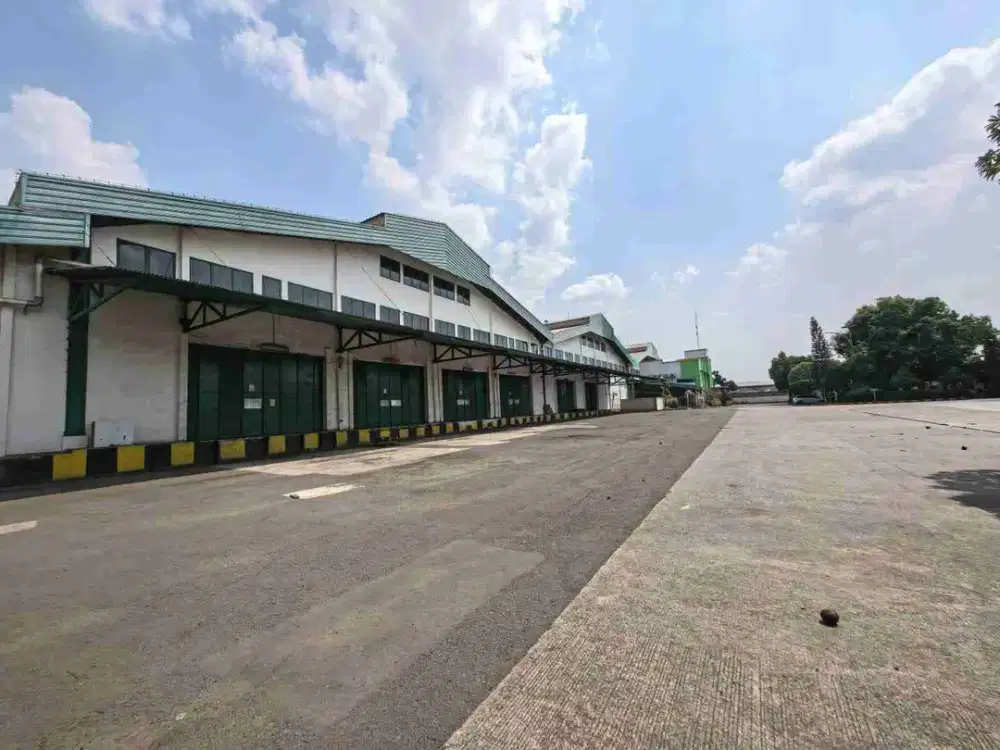 Disewakan gudang tambun 1ha, luas lahan 2ha, Strategis