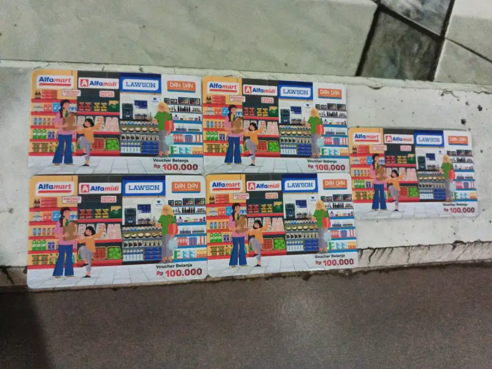 Jual Cepat Voucher Belanja ALFAMART @100RB