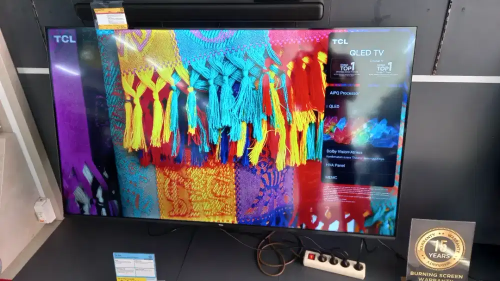 PROMO CICILAN BUNGA 0% HOME CREDIT ( TCL 4K UHD QPED GOOGLE TV 55 )