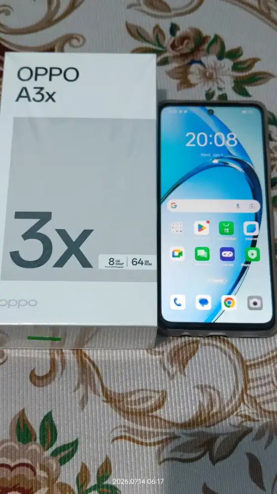 OPPO A3X Blue 8 GB RAM / 64 GB ROM