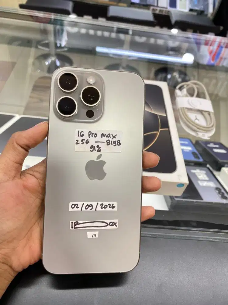 Iphone 16 promax 256 natural ex ibox