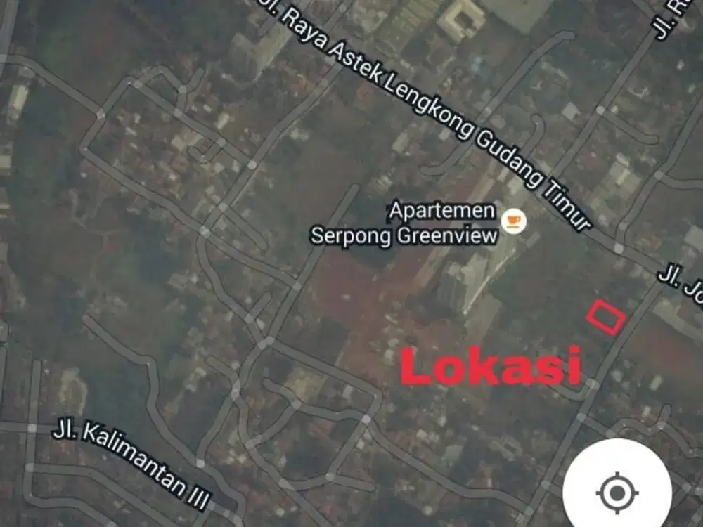 Dijual Tanah Strategis SHM Luas: 1.345 M² di Lengkong Gudang Timur