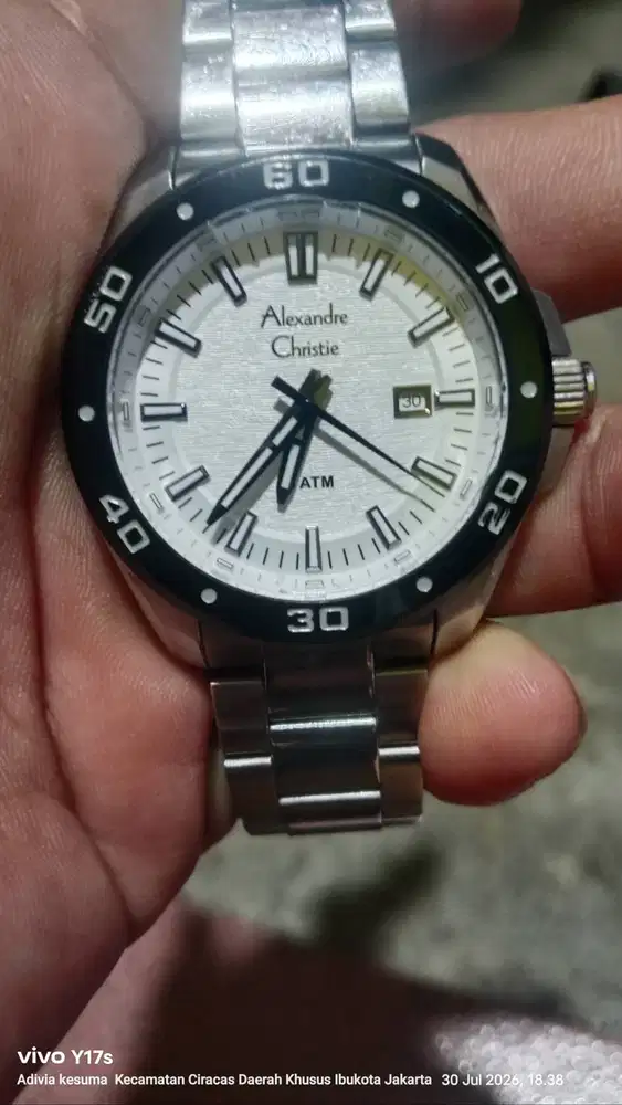 Jam tangan Alexander christie 6686MD pria original