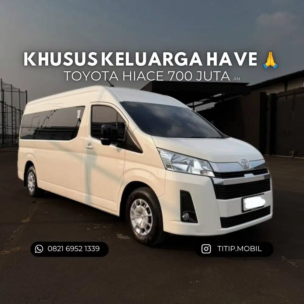 [CASH] TOYOTA HIACE PREMIO 2025