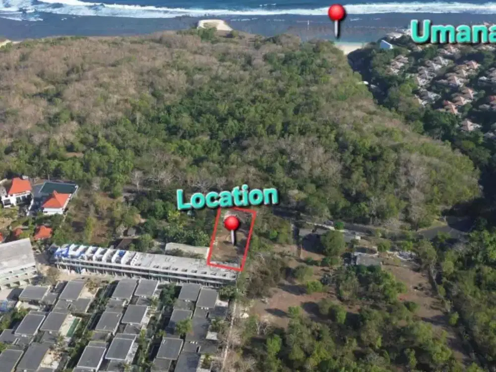 Lahan sewa full ocean view cocok untuk investasi atau homestay