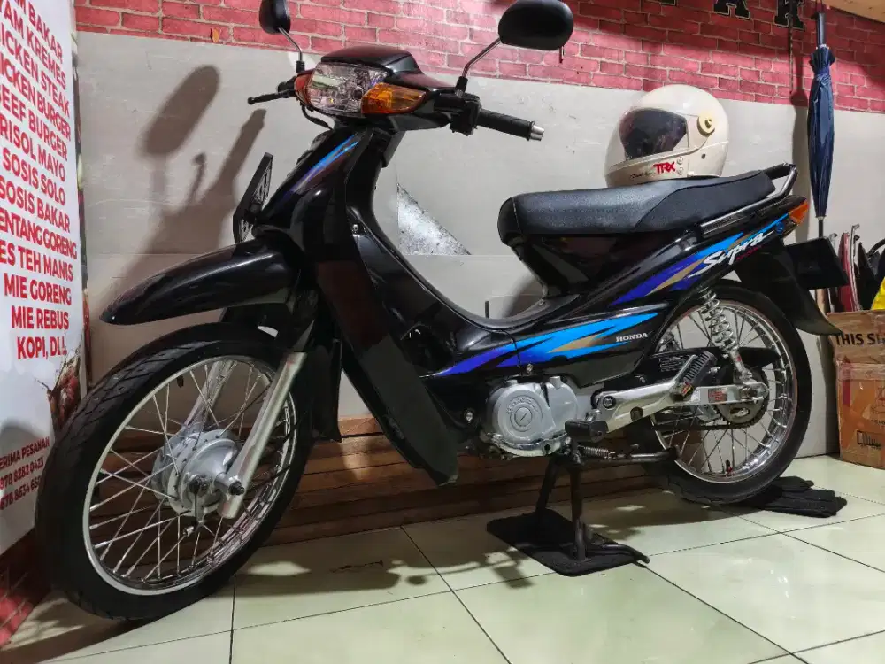 RESTORASI SUPRA 1999 LENGKAP + FAKTUR + HELM TANGAN PERTAMA