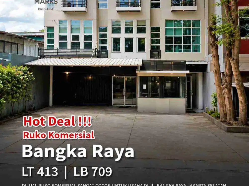 Ruko Komersial Premium Bangka Raya – Dikembangkan hingga 5 Lantai!

 Lokasi: Jl. Bangka Raya, Jakarta Selatan

 Spesifikasi:
• SHM (Sertifikat Hak Milik) On Hand
• IMB
• Dapat dikembangkan hingga 5 lantai
• Luas Tanah: 413 m²
• Luas Bangunan: 709 m²

 Har