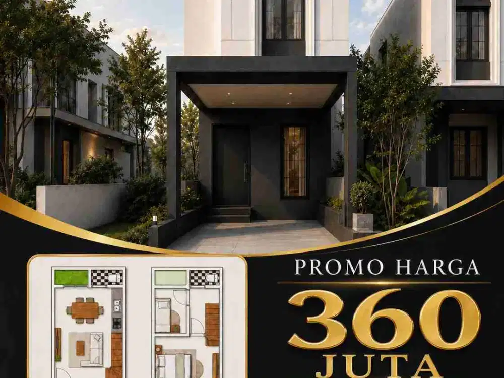 Rumah minimalis 2 lantai murah dekat tol Jatiwarna