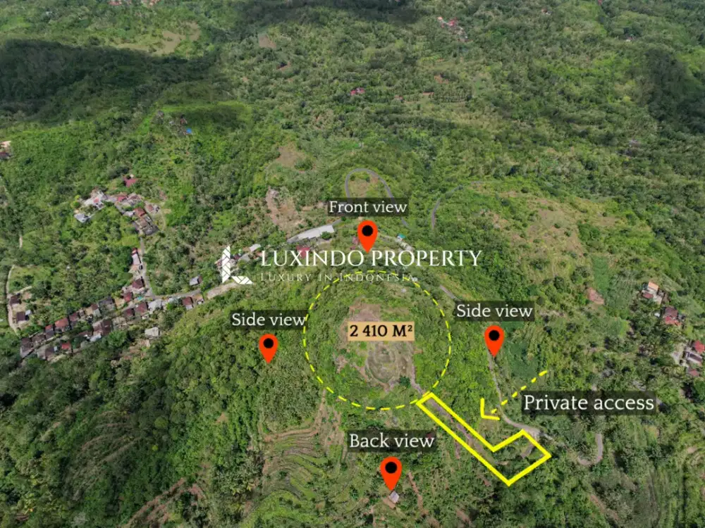 DIJUAL TANAH SELUAS 21,4 ARE DI NUSA PENIDA