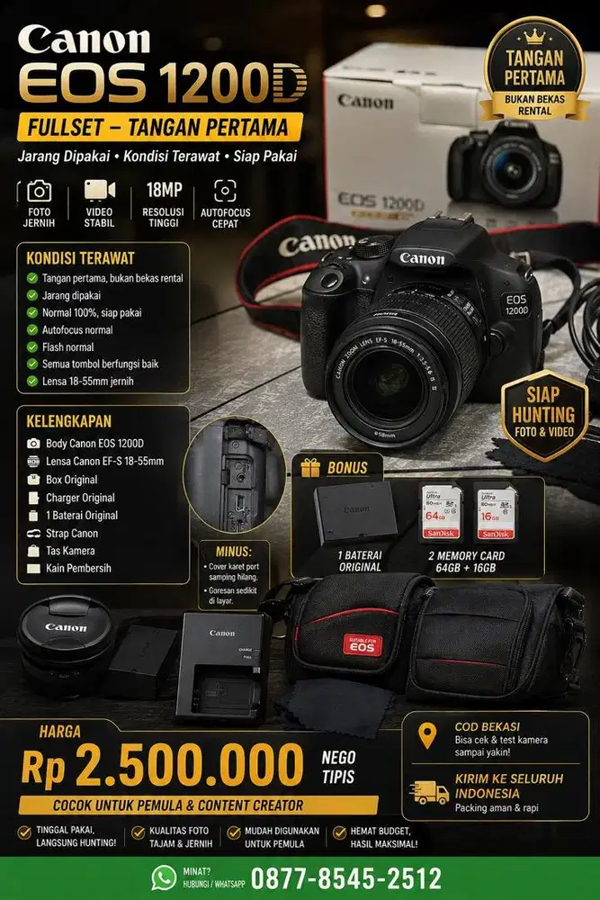 CANON EOS D1600 | Fullset