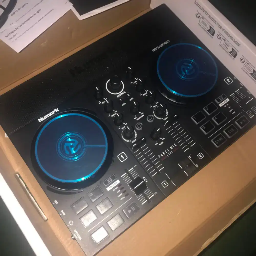 alat dj Numark Party Mix Live all normal no minus