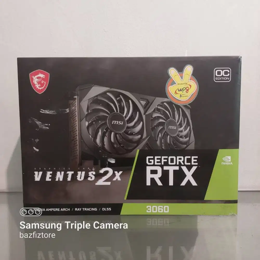 VGA Nvidia RTX 3060 12GB MSI Ventus 2X OC Garansi WPG MEI 2028