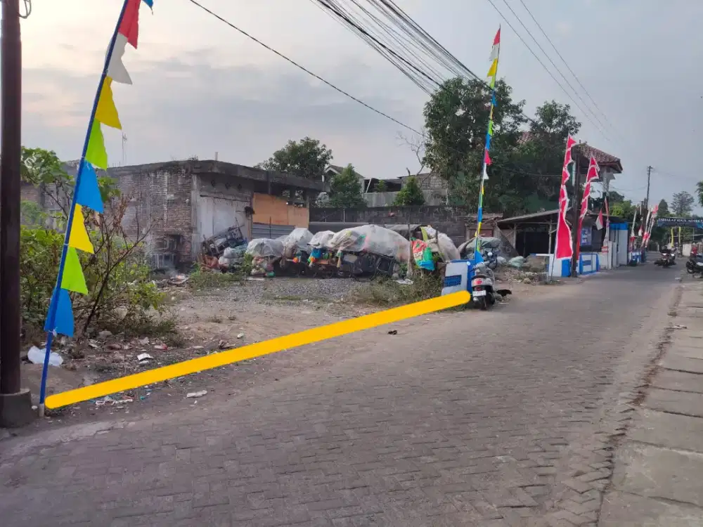 Tanah strategis barat Wirobrajan di ngewotan Ngestiharjo Bantul