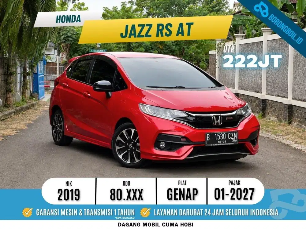 JAZZ RS CVT CKD 2019 SIAP PAKAI