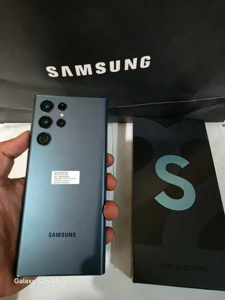 Samsung s22ultra 256gb sein fullshet ori mulus 97% nominus