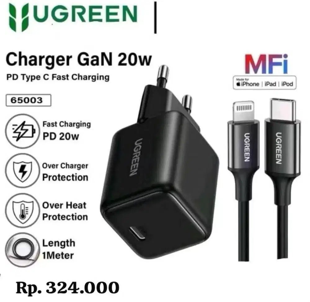 CHARGER UGREEN SET 20W