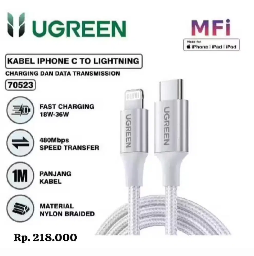 KD UGREEN C TO LIGHTNING