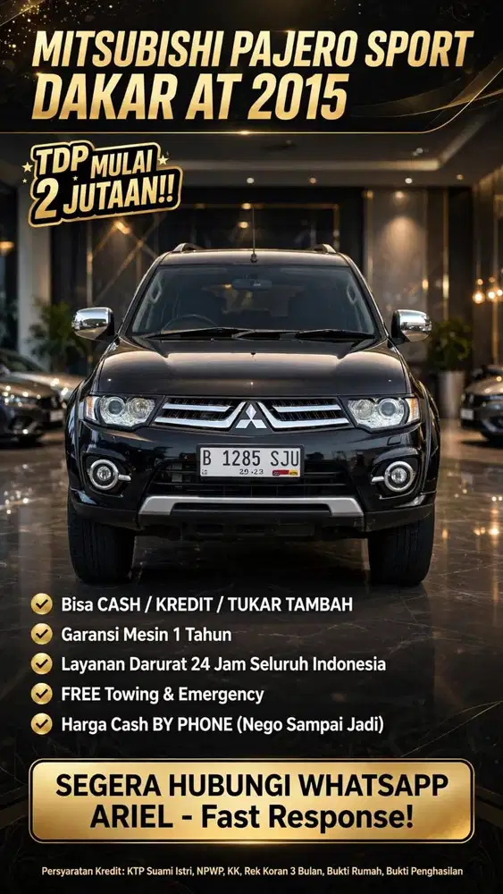 Mitsubishi Pajero sport Dakar AT 2015