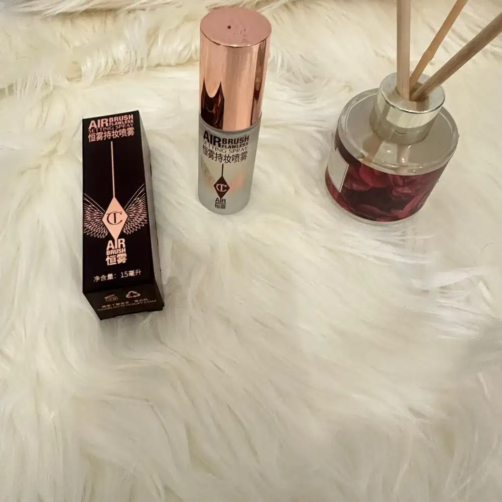Air brush flawless setting spray