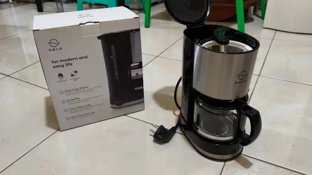 ​Coffee Maker KELS 600ml / Mesin Pembuat Kopi