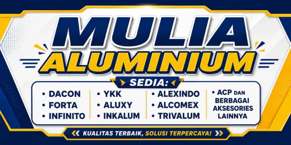 Spesialisasi pemasangan kusen alumunium dan kaca