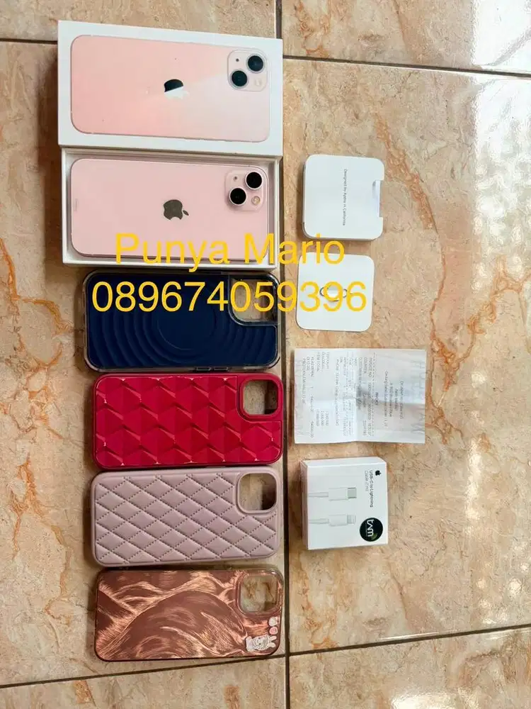 Iphone 13 Pink 128gb second digimap ibox