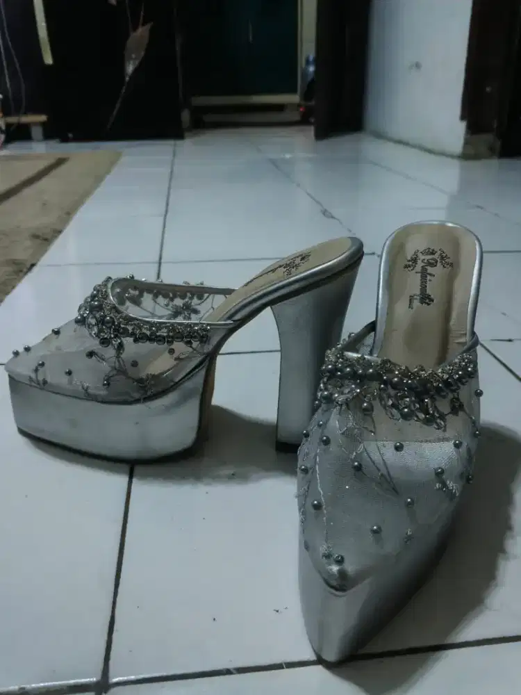 Sepatu Wedding Hak 12cm Like New