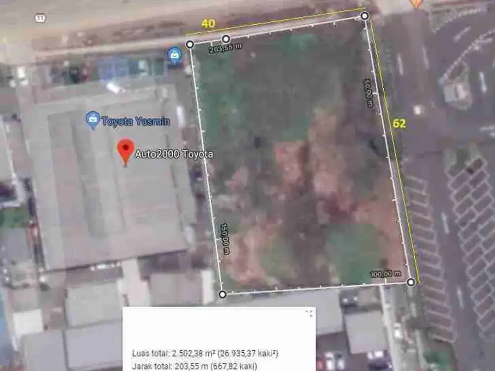 Lahan / Kavling Super Premium Supee Strategis di Pusat Perniagaan Kota Bogor