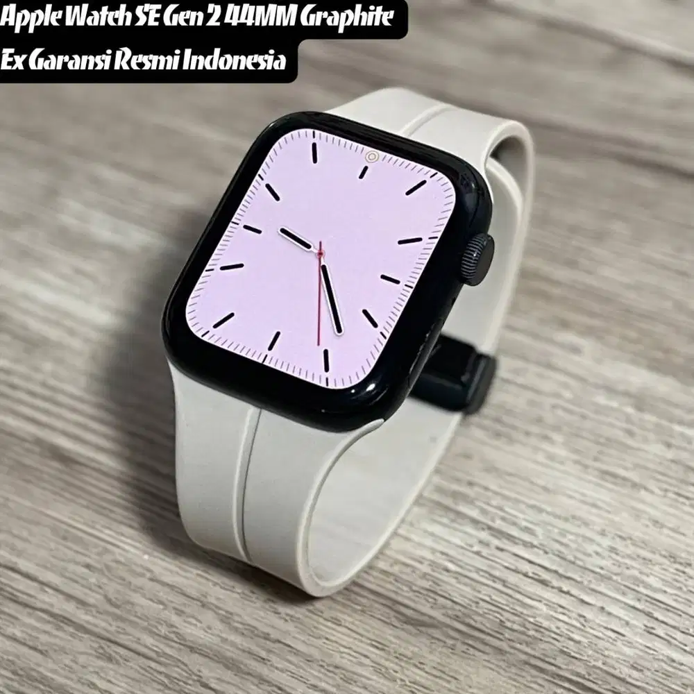 Apple Watch SE Gen 2 44mm Graphite Ex Garansi Resmi Indonesia
