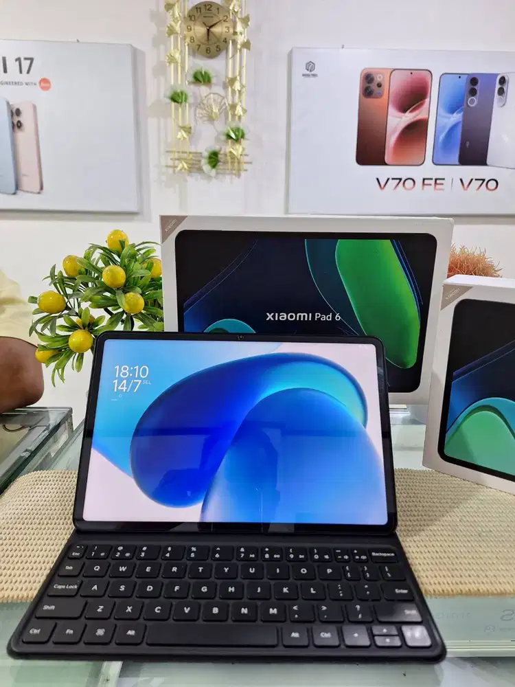 Xiaomi Pad 6 Ram 8+8Gb/ 256Gb Fullset + Keyboard Mulus Original