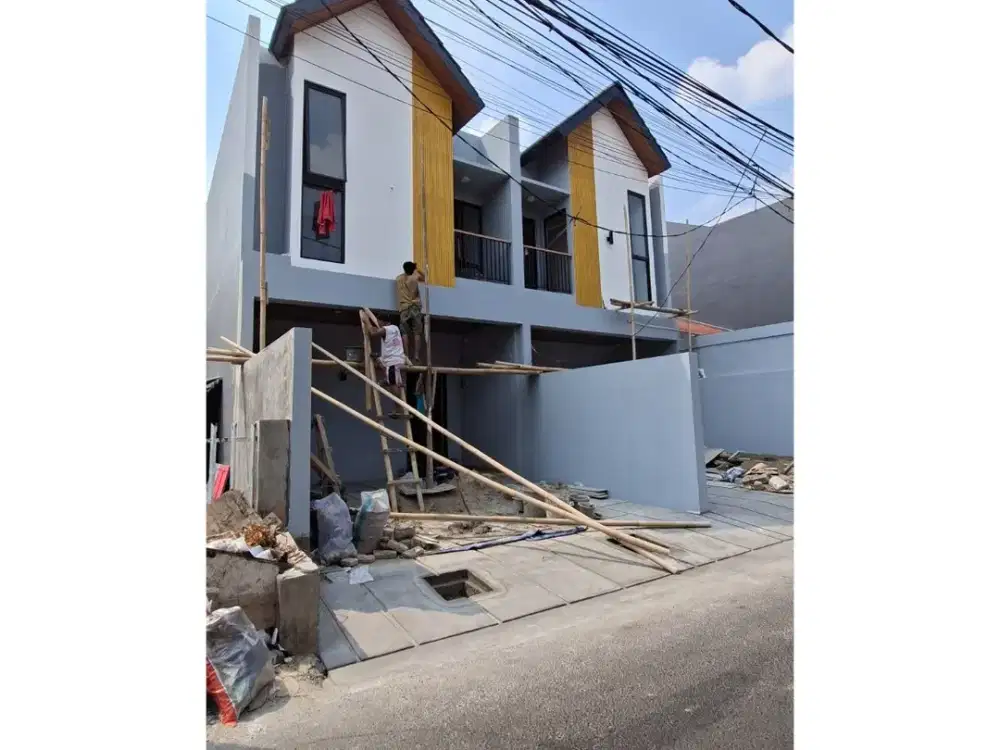 Rumah Baru Rawamangun Scandinavia 2 Unit Luas 87 Meter On Progress 80% S655A