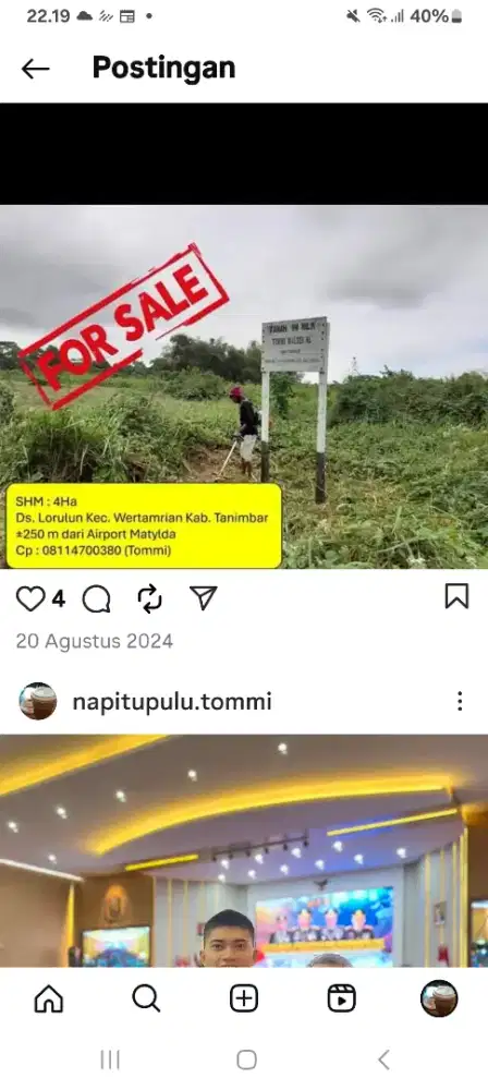 Dijual tanah kosong