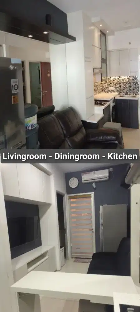Jual Unit 2BR Corner Furnished Apartemen Gunawangsa Tidar, Surabaya