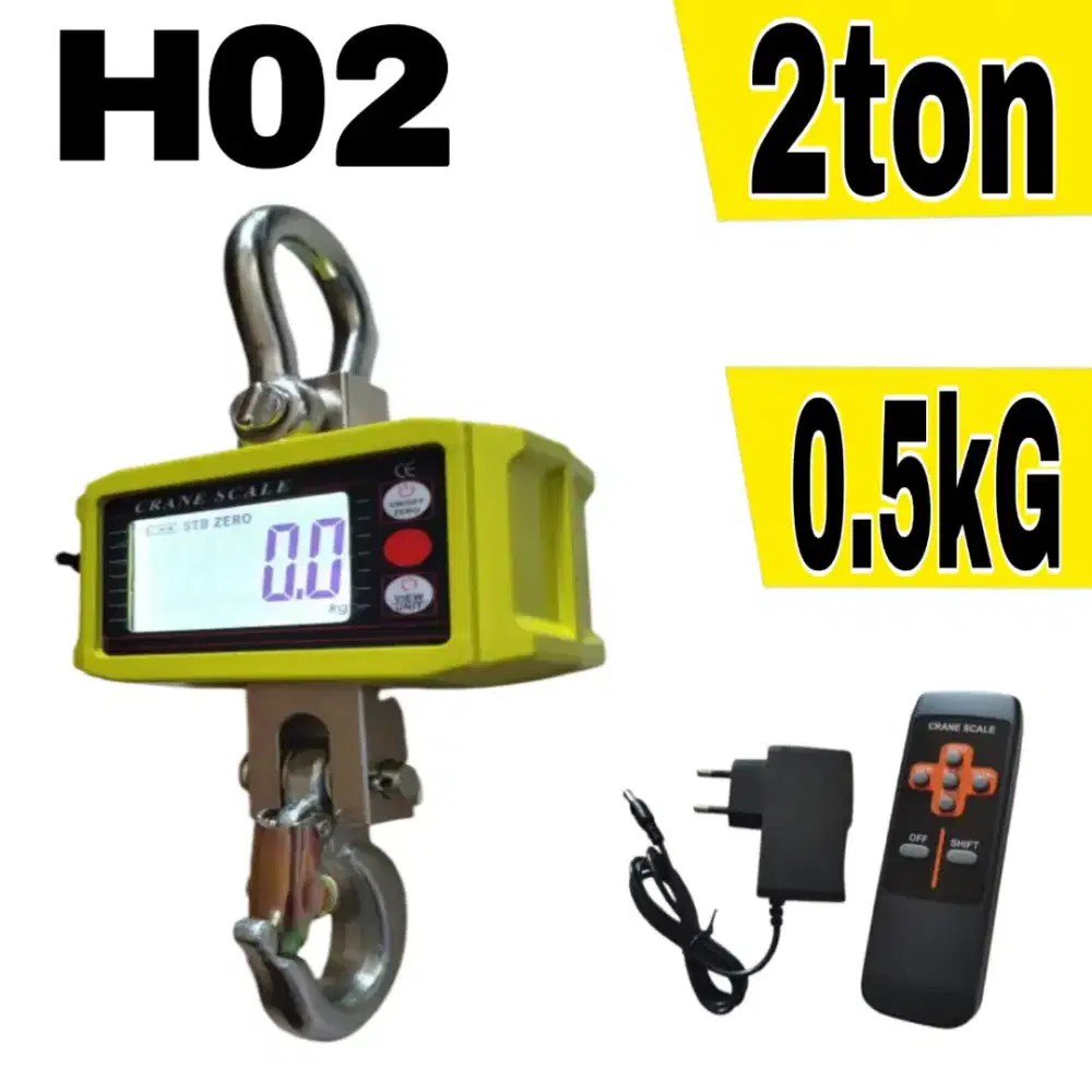 2ton timbangan gantung digital 2000kg crane scale