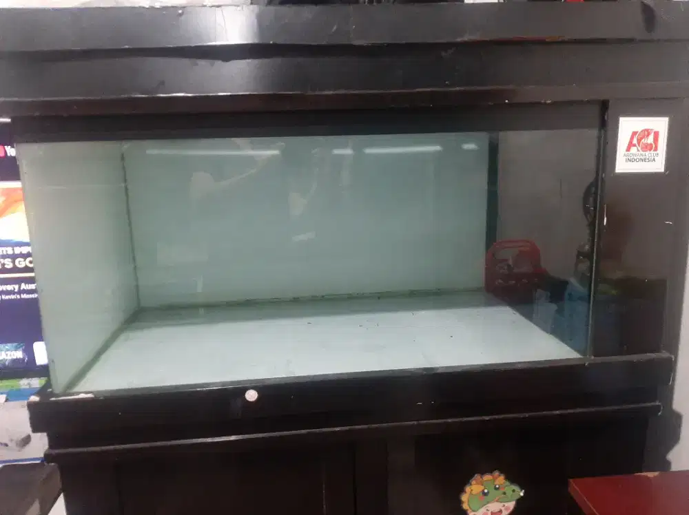 Aquarium 120×60x60 bekas arwana