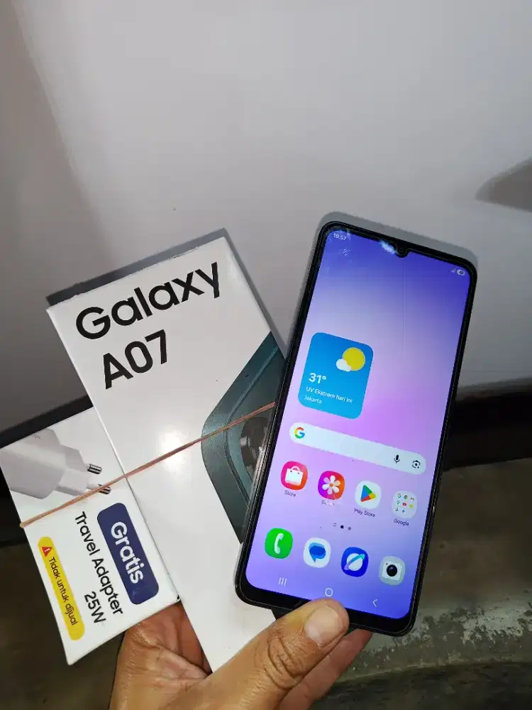 Samsung a07 6/128 jaringan 4G garansi 9 bulan