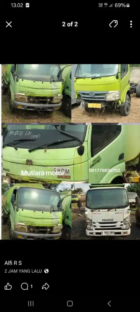 Obral Cepat / Banting Harga: Borongan 6 Unit Truk/Tangki