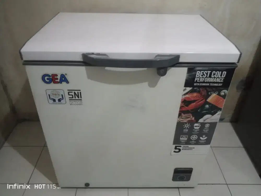 Jual bu freezer box kapasitas 210 liter orisinil