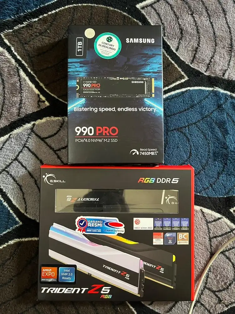 Ram Gskill tridentZ 32GB & Ssd samsung 990 pro 1 tera